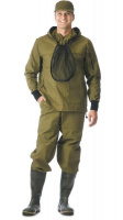 Костюм противоэнцефалитный Антигнус 235, палаточное полотно 100% х/б хаки, куртка/брюки