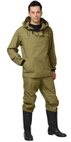 Костюм противоэнцефалитный Антигнус 260, палаточное полотно 100% х/б хаки, куртка/брюки