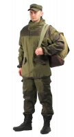 Костюм ГОРКА-3 демисезонный, куртка/брюки, хаки, ткань: палаточное полотно, флис 