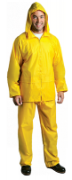 Костюм влагозащитный нейлон с ПВХ желтый,куртка/брюки