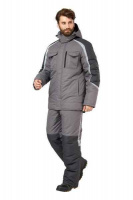 Костюм рабочий мужской зимний Финикс, куртка/брюки, цвет серый/темно-серый