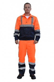 Костюм Магистраль-Стандарт куртка/брюки, оранжевый/синий