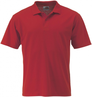 Рубашка-поло короткий рукав красная