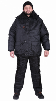 Куртка Охранник удлиненная черная